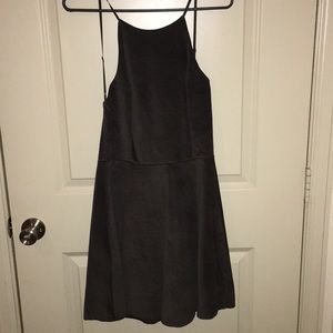 grey suede Sage dress